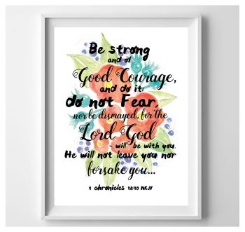 BE STRONG Frame