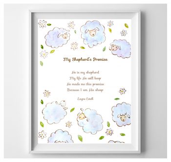 My Shepherd’s Promise Frame