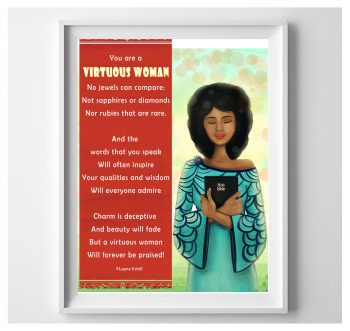 Virtuous Woman frame